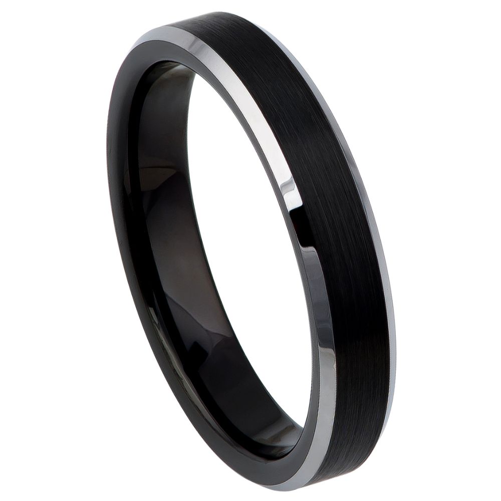 Tungsten Carbide 4mm Engagement Ring – hypoallergenic, scratch-resistant | Exclusive Jewelers USA