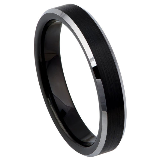 Tungsten Carbide 4mm Engagement Ring – hypoallergenic, scratch-resistant | Exclusive Jewelers USA