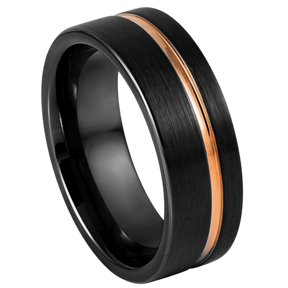 Tungsten Carbide 8mm Engagement Ring – hypoallergenic, scratch-resistant | Exclusive Jewelers USA