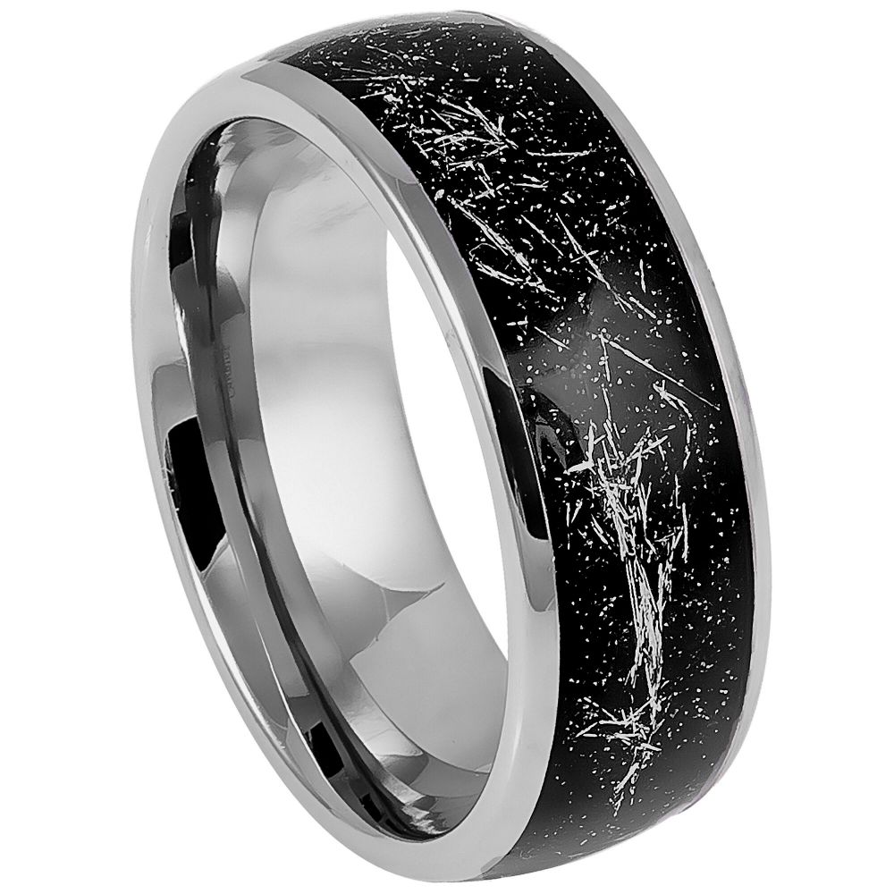 Tungsten Carbide 8mm Promise Ring – hypoallergenic, scratch-resistant | Exclusive Jewelers USA