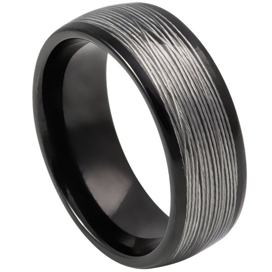 Tungsten Carbide 8mm Matte Engagement Ring – hypoallergenic, scratch-resistant | Exclusive Jewelers USA