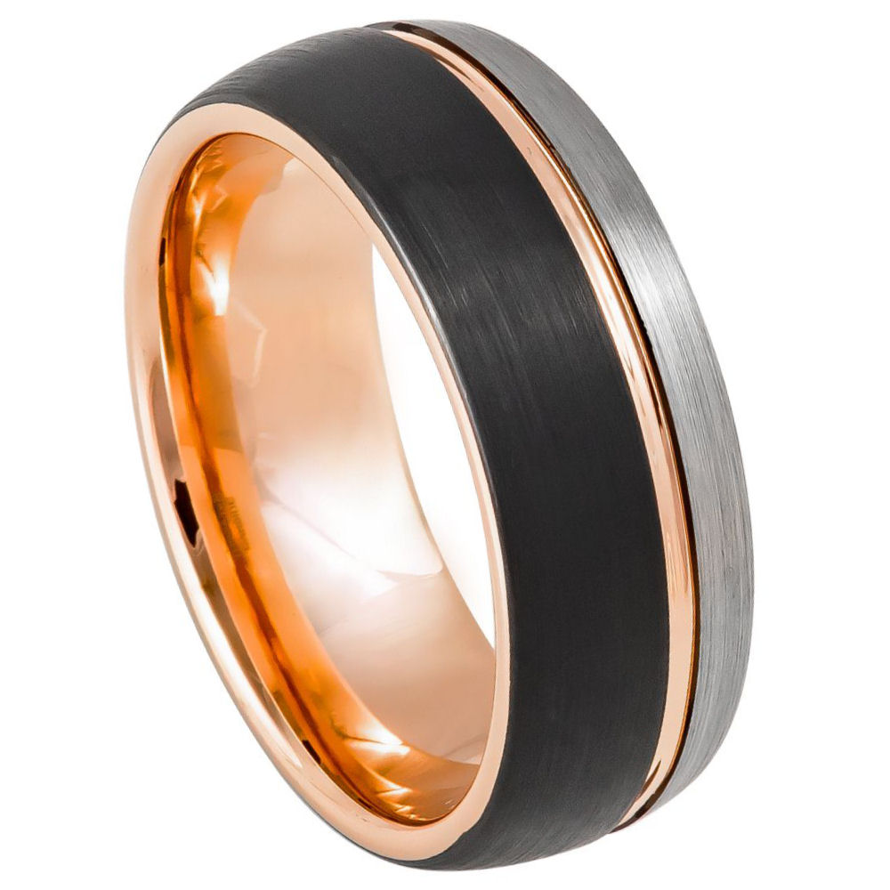 Tungsten Carbide 8mm Matte Promise Ring – hypoallergenic, scratch-resistant | Exclusive Jewelers USA