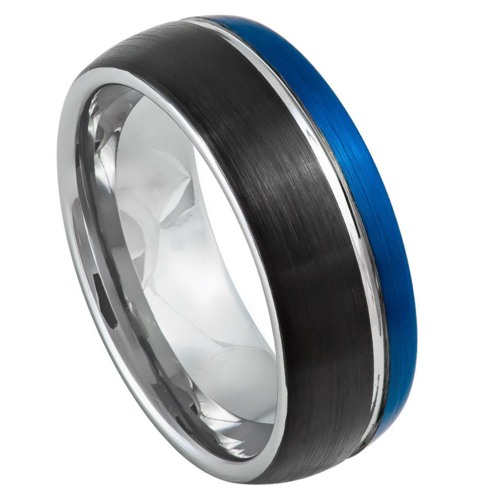 Tungsten Carbide 8mm Comfort Fit Wedding Band – hypoallergenic, scratch-resistant | Exclusive Jewelers USA