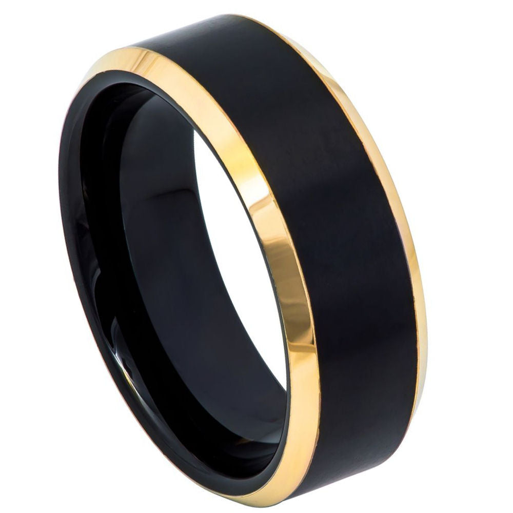Tungsten 8mm Men's Engagement Ring – hypoallergenic, scratch-resistant | Exclusive Jewelers USA