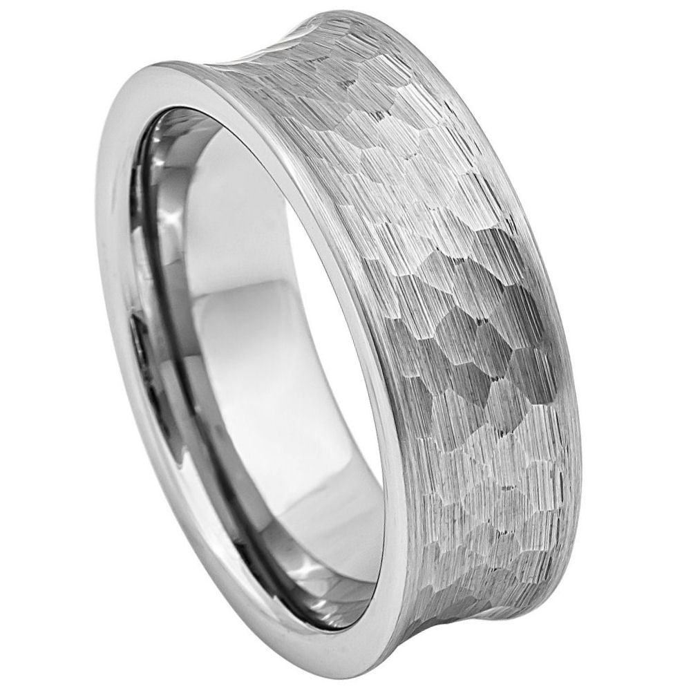 Tungsten 8mm Brushed Finish Wedding Band – hypoallergenic, scratch-resistant | Exclusive Jewelers USA