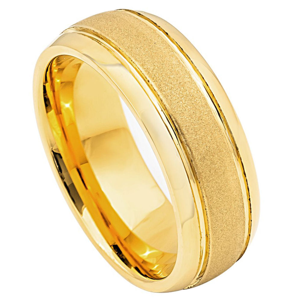 Tungsten 8mm Polished Engagement Ring – hypoallergenic, scratch-resistant | Exclusive Jewelers USA
