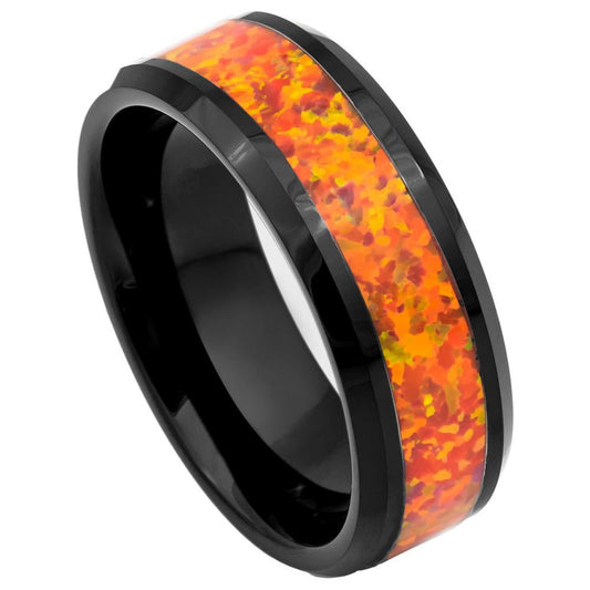 Tungsten Carbide 8mm Brushed Wedding Band – hypoallergenic, scratch-resistant | Exclusive Jewelers USA