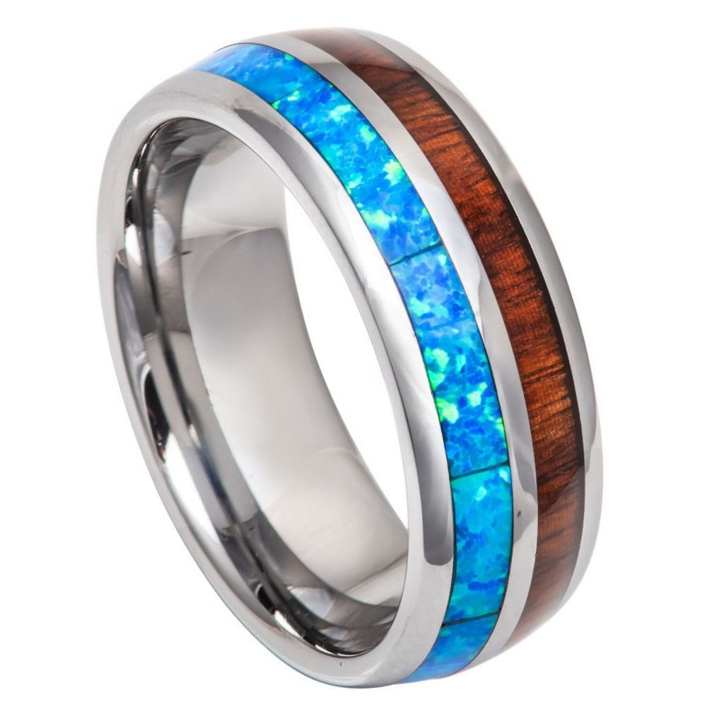 Tungsten Carbide 8mm Polished Wedding Band – hypoallergenic, scratch-resistant | Exclusive Jewelers USA