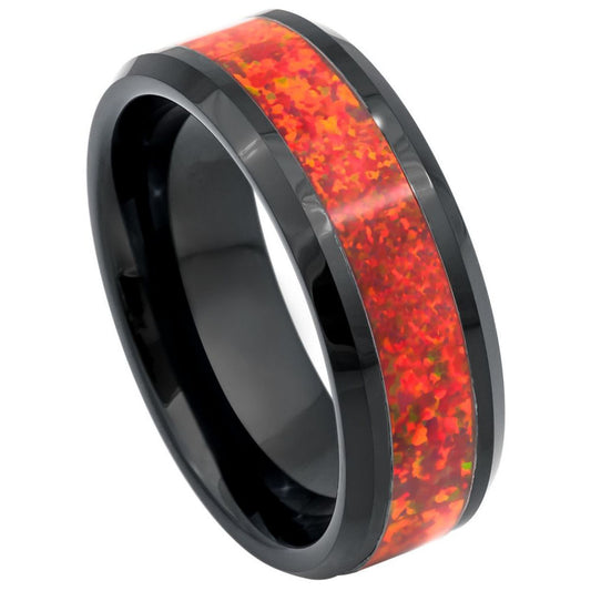 Tungsten 8mm Polished Engagement Ring – hypoallergenic, scratch-resistant | Exclusive Jewelers USA