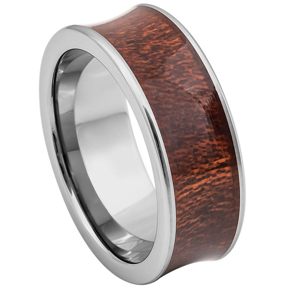Tungsten 8mm Polished Comfort Wedding Band – hypoallergenic, scratch-resistant | Exclusive Jewelers USA