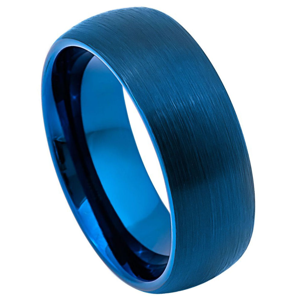 Tungsten Carbide 8mm Brushed Wedding Band – hypoallergenic, scratch-resistant | Exclusive Jewelers USA