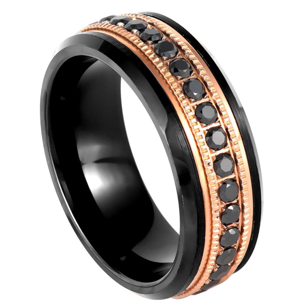 Tungsten Carbide 8mm Engagement Ring – hypoallergenic, scratch-resistant | Exclusive Jewelers USA
