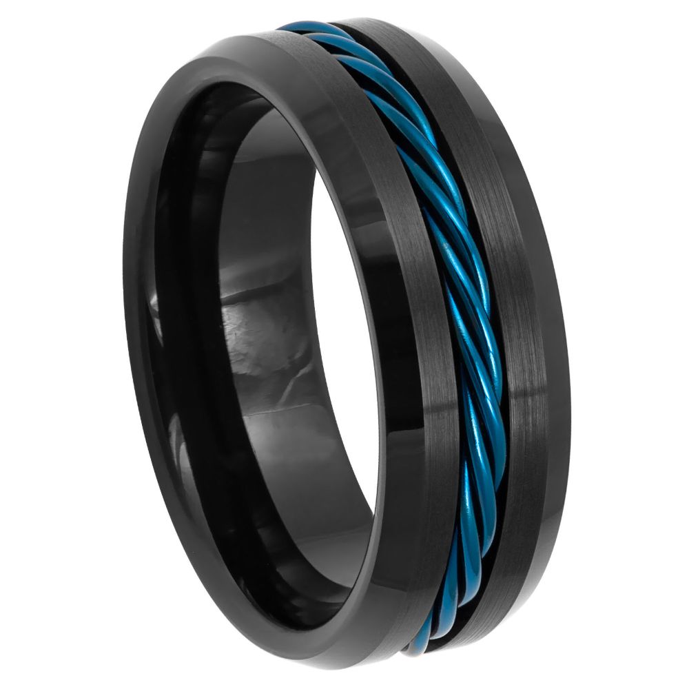 Tungsten Carbide 8mm Wedding Band – hypoallergenic, scratch-resistant | Exclusive Jewelers USA