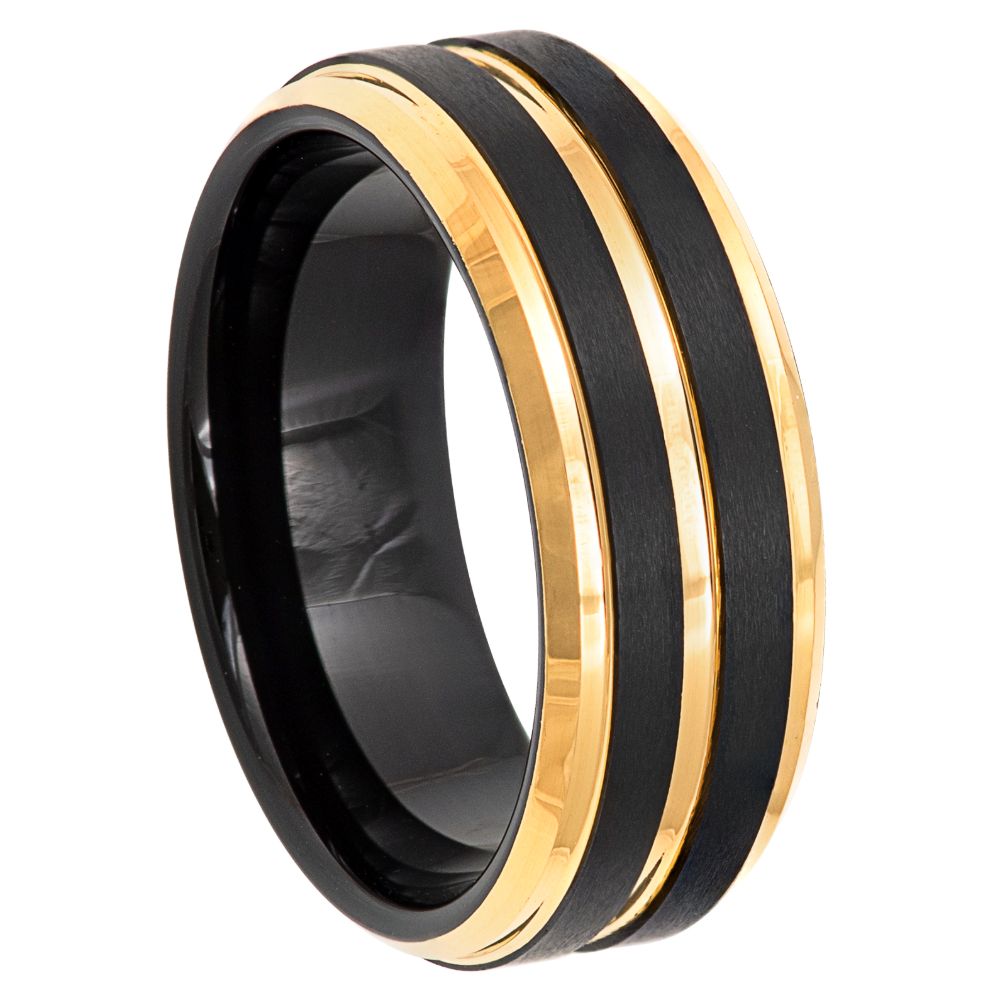 Tungsten Carbide 8mm Engagement Ring – hypoallergenic, scratch-resistant | Exclusive Jewelers USA