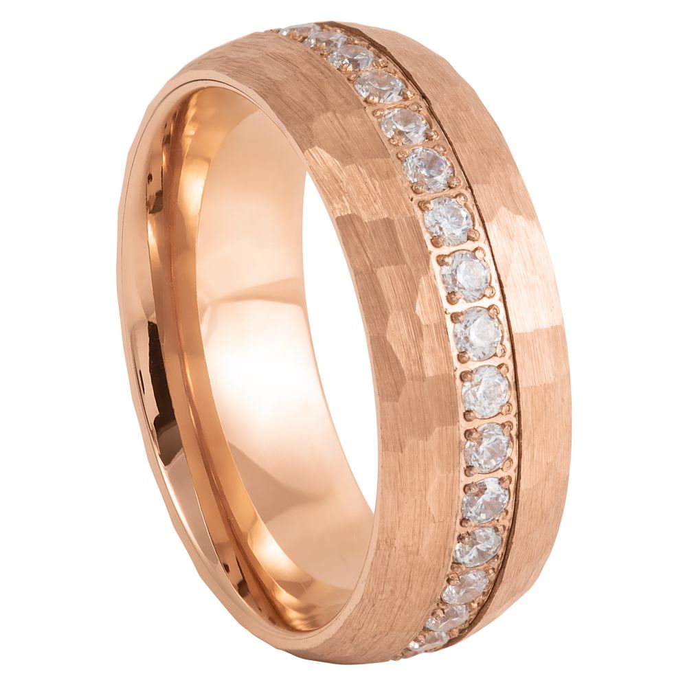 Black Tungsten 8mm Engagement Ring – hypoallergenic, scratch-resistant | Exclusive Jewelers USA