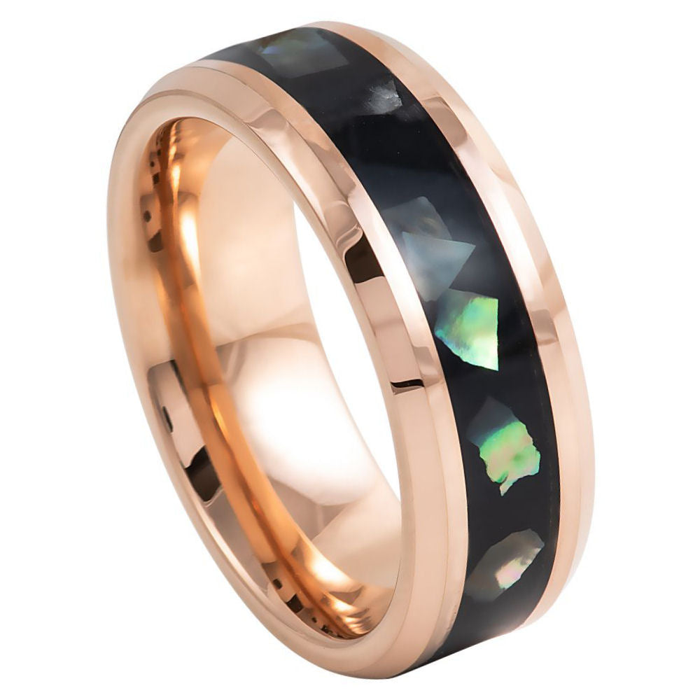 White Tungsten 8mm Wedding Band – hypoallergenic, scratch-resistant | Exclusive Jewelers USA