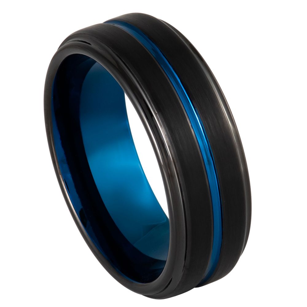 Tungsten Carbide 8mm Brushed Wedding Band – hypoallergenic, scratch-resistant | Exclusive Jewelers USA