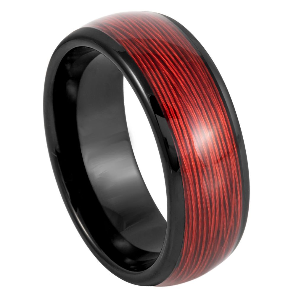 Tungsten Carbide 8mm Comfort Fit Wedding Band – hypoallergenic, scratch-resistant | Exclusive Jewelers USA