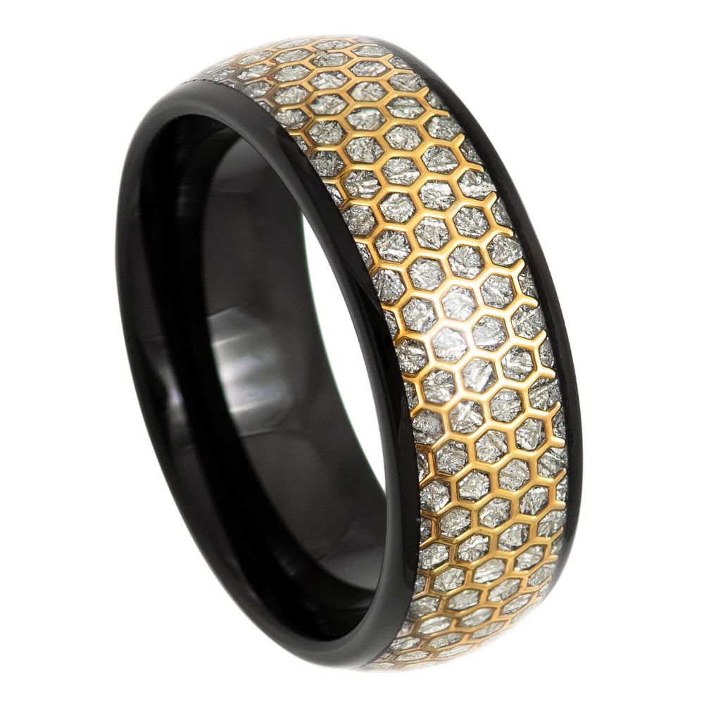 Black Tungsten 8mm Wedding Band – hypoallergenic, scratch-resistant | Exclusive Jewelers USA