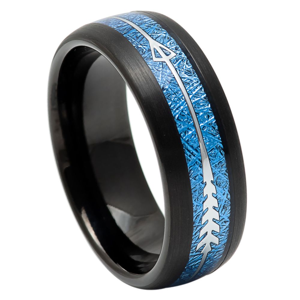 Tungsten Carbide 8mm Brushed Wedding Band – hypoallergenic, scratch-resistant | Exclusive Jewelers USA