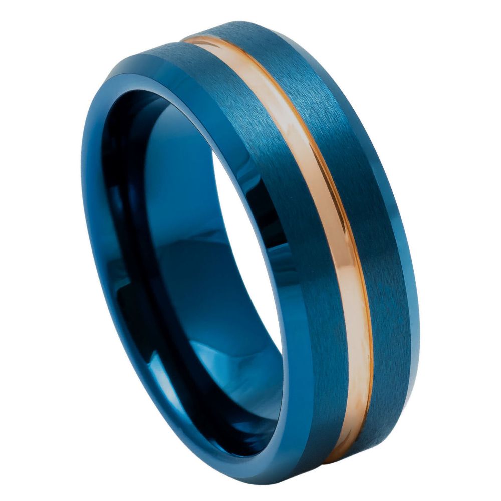 Tungsten Carbide 8mm Hammered Promise Ring – hypoallergenic, scratch-resistant | Exclusive Jewelers USA