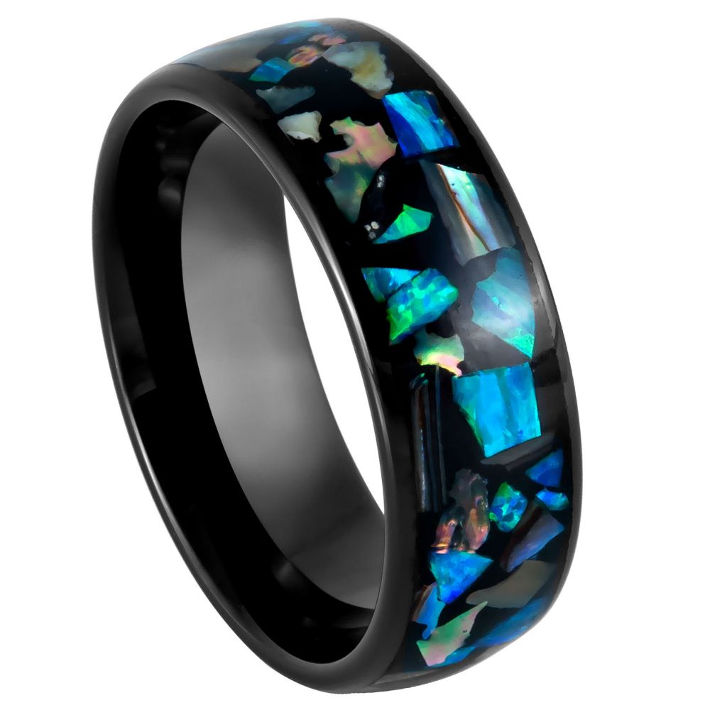 Tungsten 8mm Engagement Ring Brushed Finish – hypoallergenic, scratch-resistant | Exclusive Jewelers USA