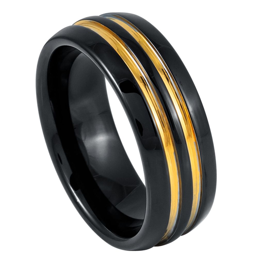 Tungsten 8mm Promise Ring Comfort Fit – hypoallergenic, scratch-resistant | Exclusive Jewelers USA