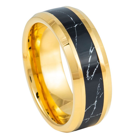 Tungsten 8mm Engagement Ring Matte Dome – hypoallergenic, scratch-resistant | Exclusive Jewelers USA