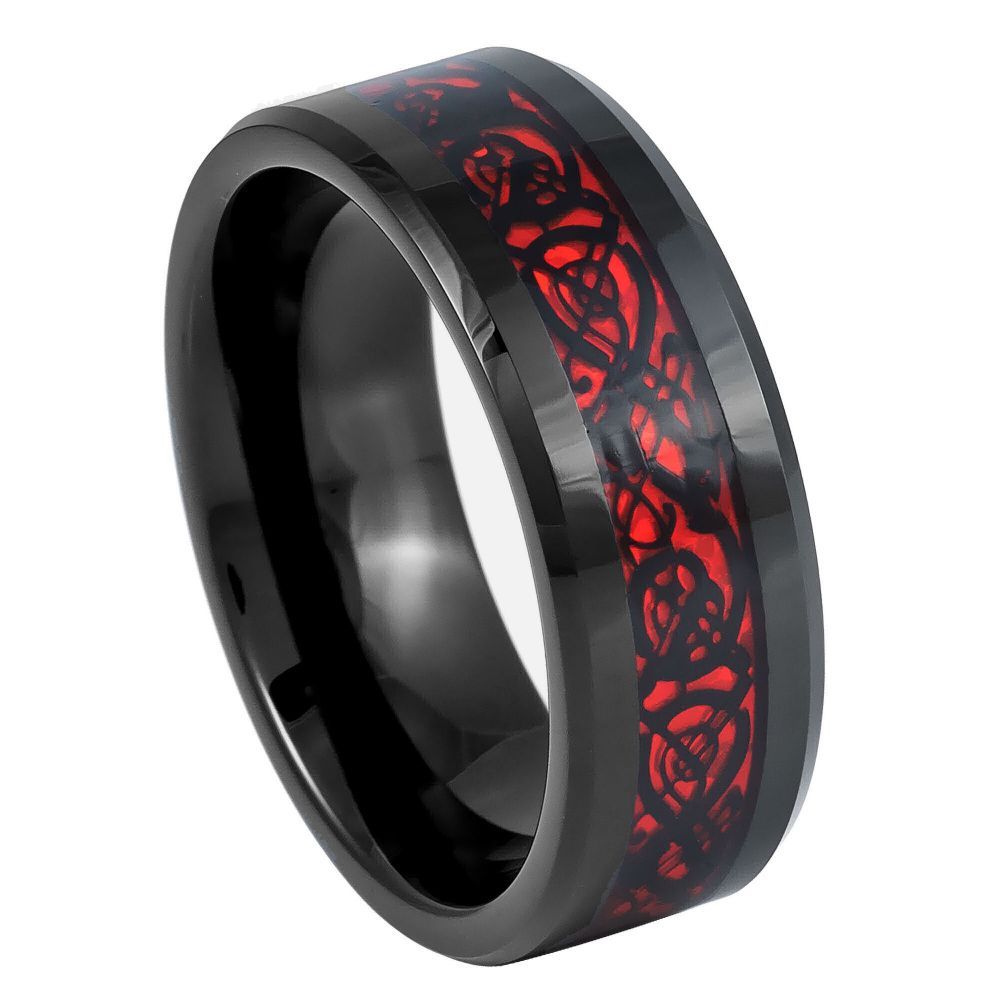 Tungsten 8mm Promise Ring Classic Domed – hypoallergenic, scratch-resistant | Exclusive Jewelers USA