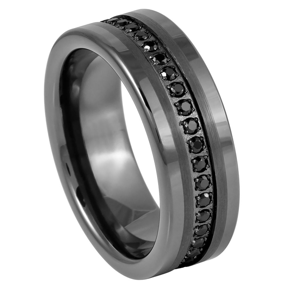 Tungsten 8mm Wedding Band Satin Brushed – hypoallergenic, scratch-resistant | Exclusive Jewelers USA