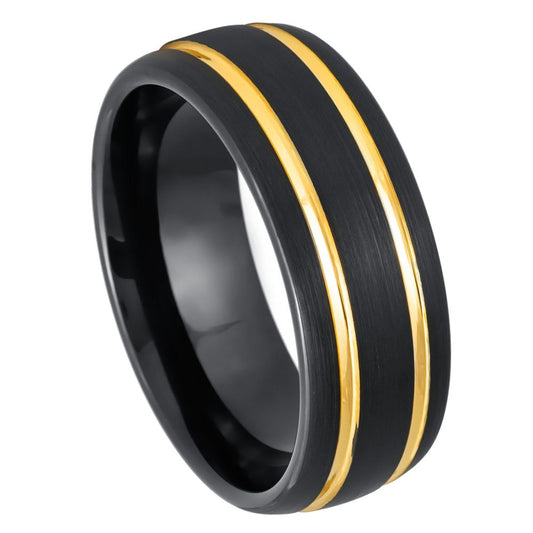 Tungsten Carbide 8mm Wedding Band – hypoallergenic, scratch-resistant | Exclusive Jewelers USA