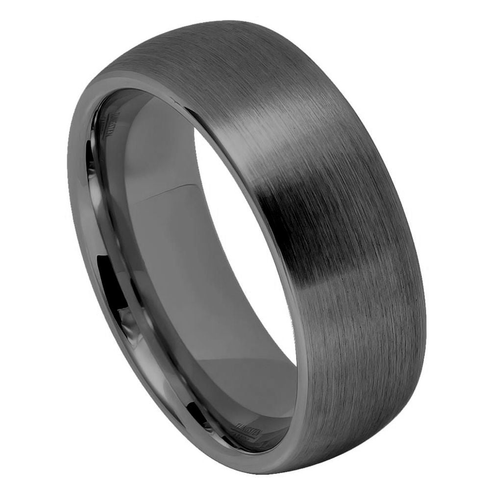 Tungsten Carbide 8mm Wedding Band – hypoallergenic, scratch-resistant | Exclusive Jewelers USA
