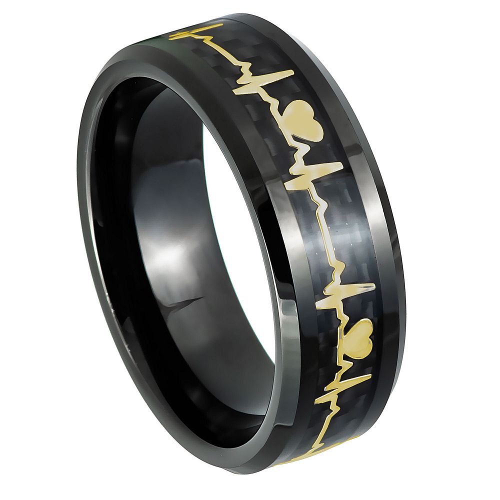 Tungsten Carbide 8mm Wedding Band – hypoallergenic, scratch-resistant | Exclusive Jewelers USA