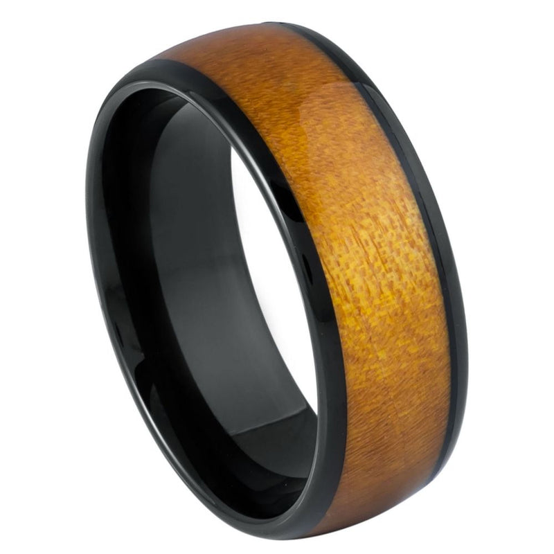 Zirconium 8mm Wedding Band