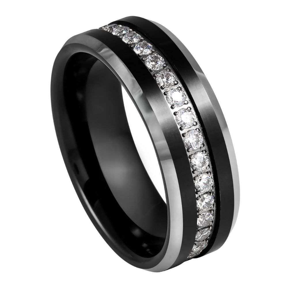 Tungsten 8mm Scratch-Resistant Wedding Band – hypoallergenic, scratch-resistant | Exclusive Jewelers USA