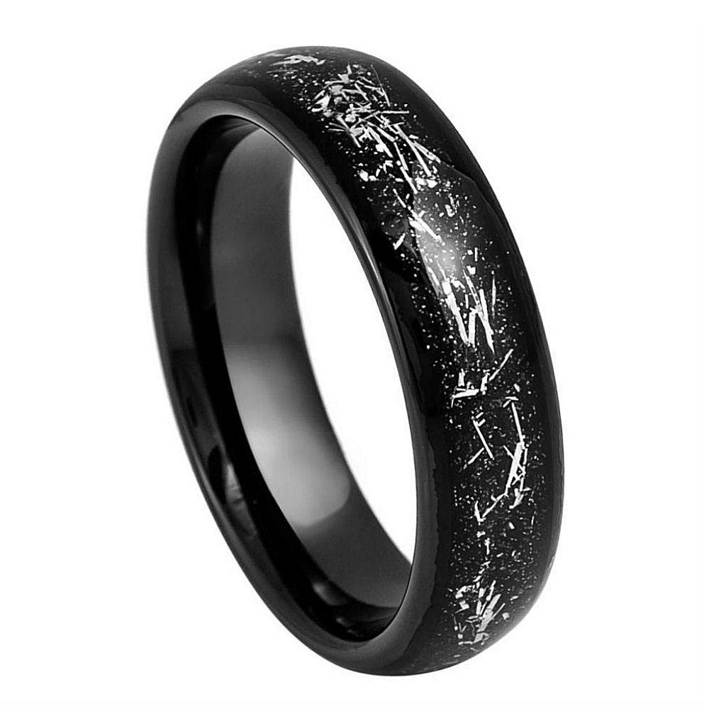 Tungsten 6mm Black-Edge Wedding Band – hypoallergenic, scratch-resistant | Exclusive Jewelers USA