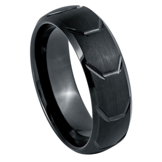 Tungsten Carbide 8mm Promise Ring – hypoallergenic, scratch-resistant | Exclusive Jewelers USA