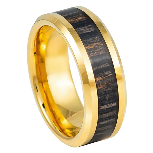 Tungsten Carbide Hammered 8mm Promise Ring – hypoallergenic, scratch-resistant | Exclusive Jewelers USA