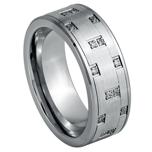 Tungsten Carbide 8mm Polished Wedding Band – hypoallergenic, scratch-resistant | Exclusive Jewelers USA