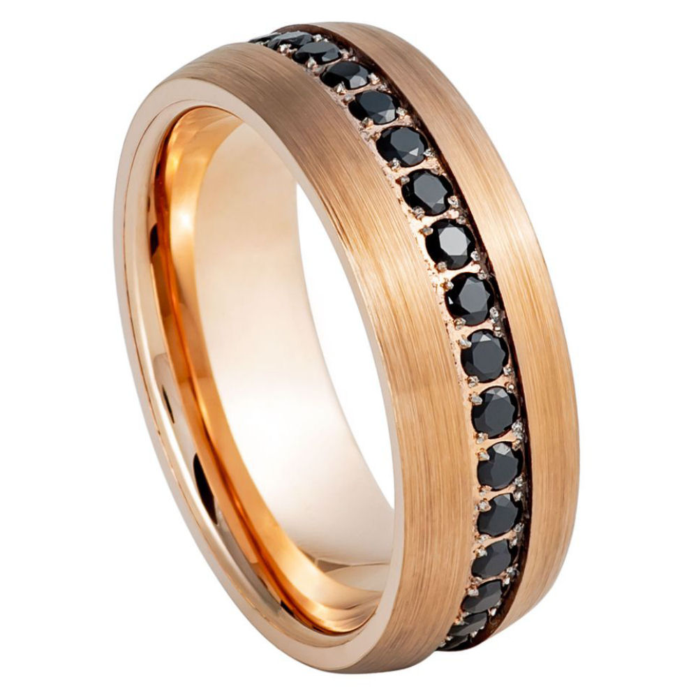 Tungsten Carbide 8mm Engagement Ring – hypoallergenic, scratch-resistant | Exclusive Jewelers USA