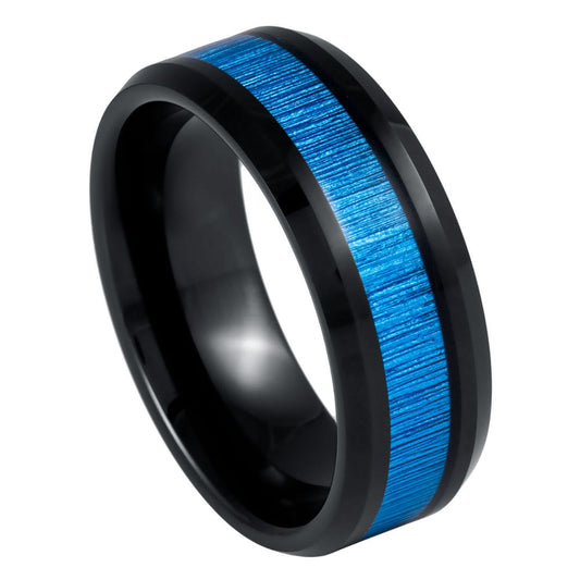 Tungsten Carbide 8mm Matte Finish Wedding Band – hypoallergenic, scratch-resistant | Exclusive Jewelers USA
