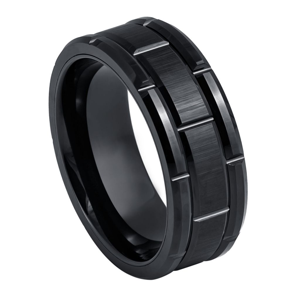 Tungsten Carbide 8mm Engagement Ring – hypoallergenic, scratch-resistant | Exclusive Jewelers USA