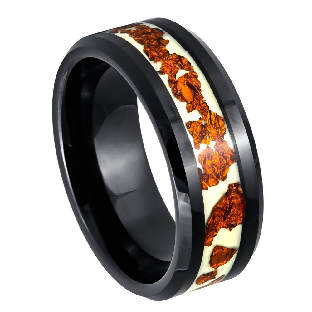 Zirconium 8mm Wedding Band – hypoallergenic, black ceramic | Exclusive Jewelers USA