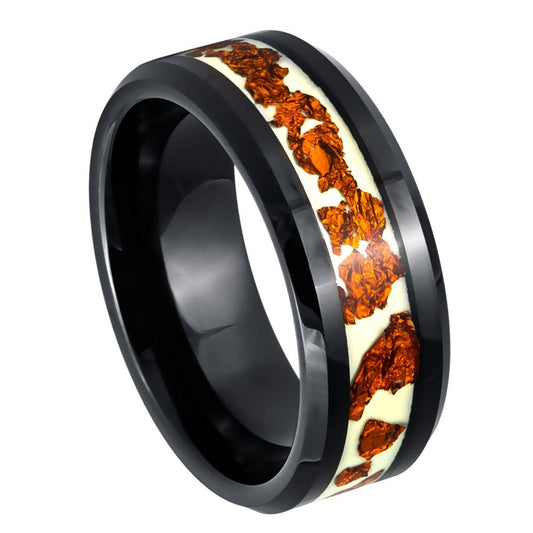 Zirconium 8mm Wedding Band – hypoallergenic, black ceramic | Exclusive Jewelers USA
