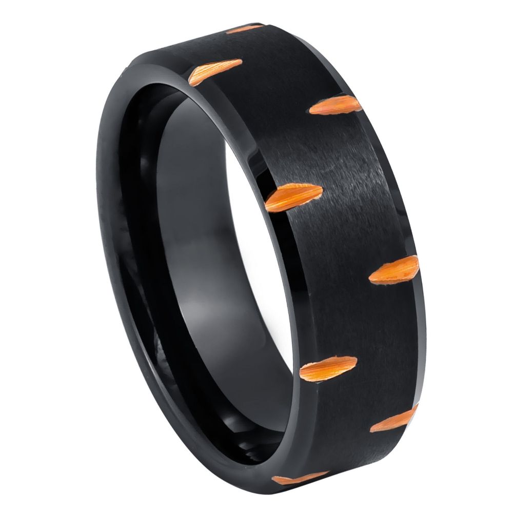 Tungsten Carbide 8mm Comfort Fit Wedding Band – hypoallergenic, scratch-resistant | Exclusive Jewelers USA