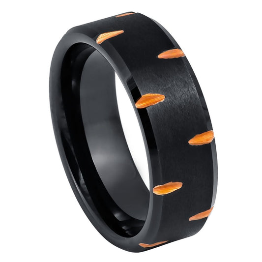 Tungsten Carbide 8mm Comfort Fit Wedding Band – hypoallergenic, scratch-resistant | Exclusive Jewelers USA