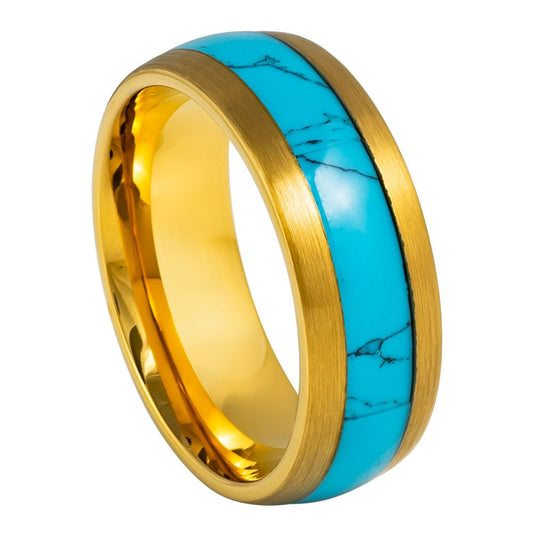 Tungsten Carbide 8mm Black Inlay Wedding Band – hypoallergenic, scratch-resistant | Exclusive Jewelers USA