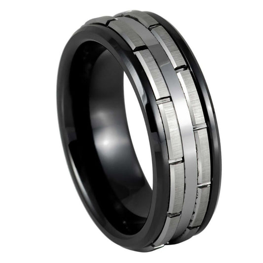 Tungsten 8mm Engagement Ring – hypoallergenic, scratch-resistant | Exclusive Jewelers USA