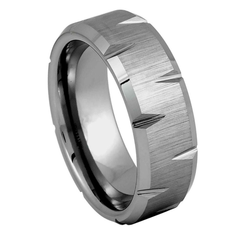 Tungsten Carbide 8mm Promise Ring – hypoallergenic, scratch-resistant | Exclusive Jewelers USA