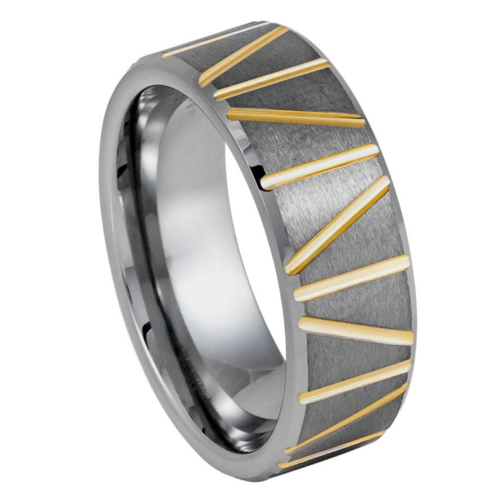 Tungsten Carbide 8mm Wedding Band – hypoallergenic, scratch-resistant | Exclusive Jewelers USA